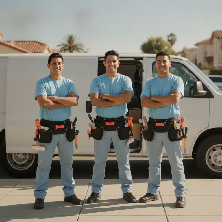 Ladrilhador equipe em Araraquara